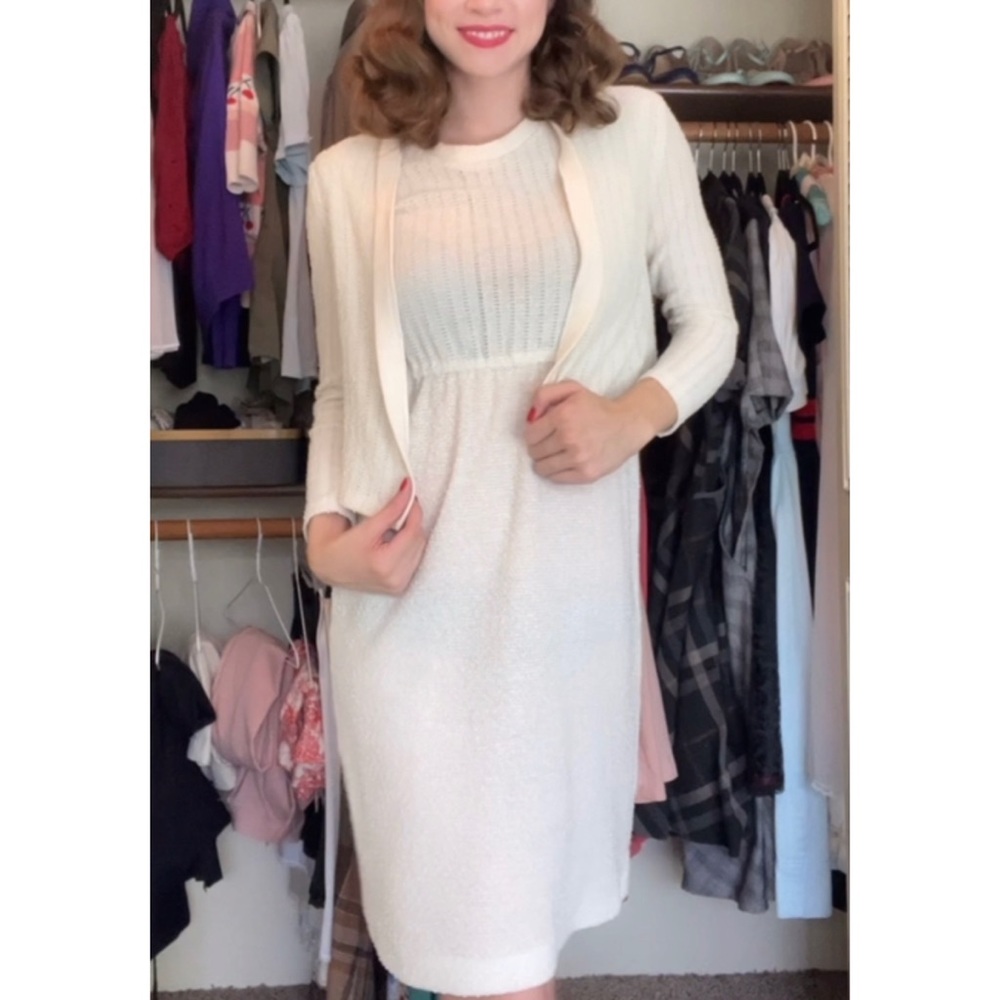🛍️ Vintage dress and cardigan set